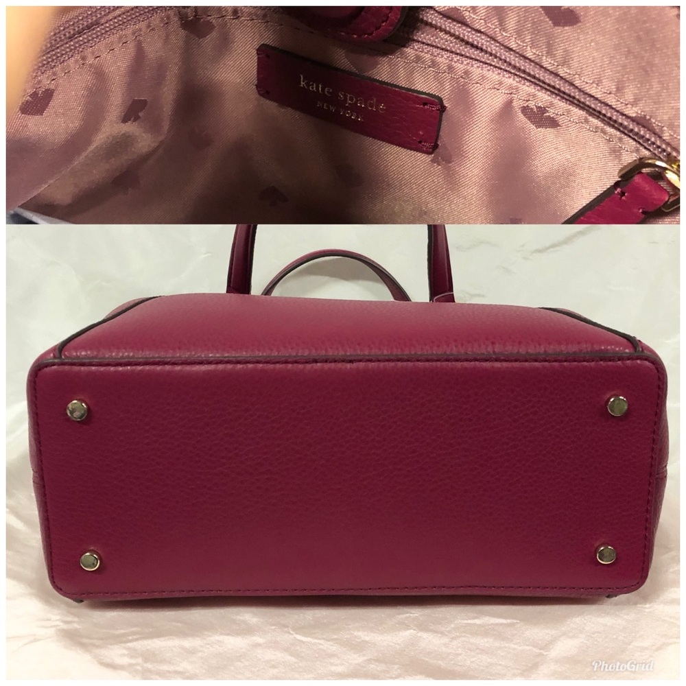 KATE SPADE Med Triple Compt Jackson Satchel+Bifold - Picture 7 of 8